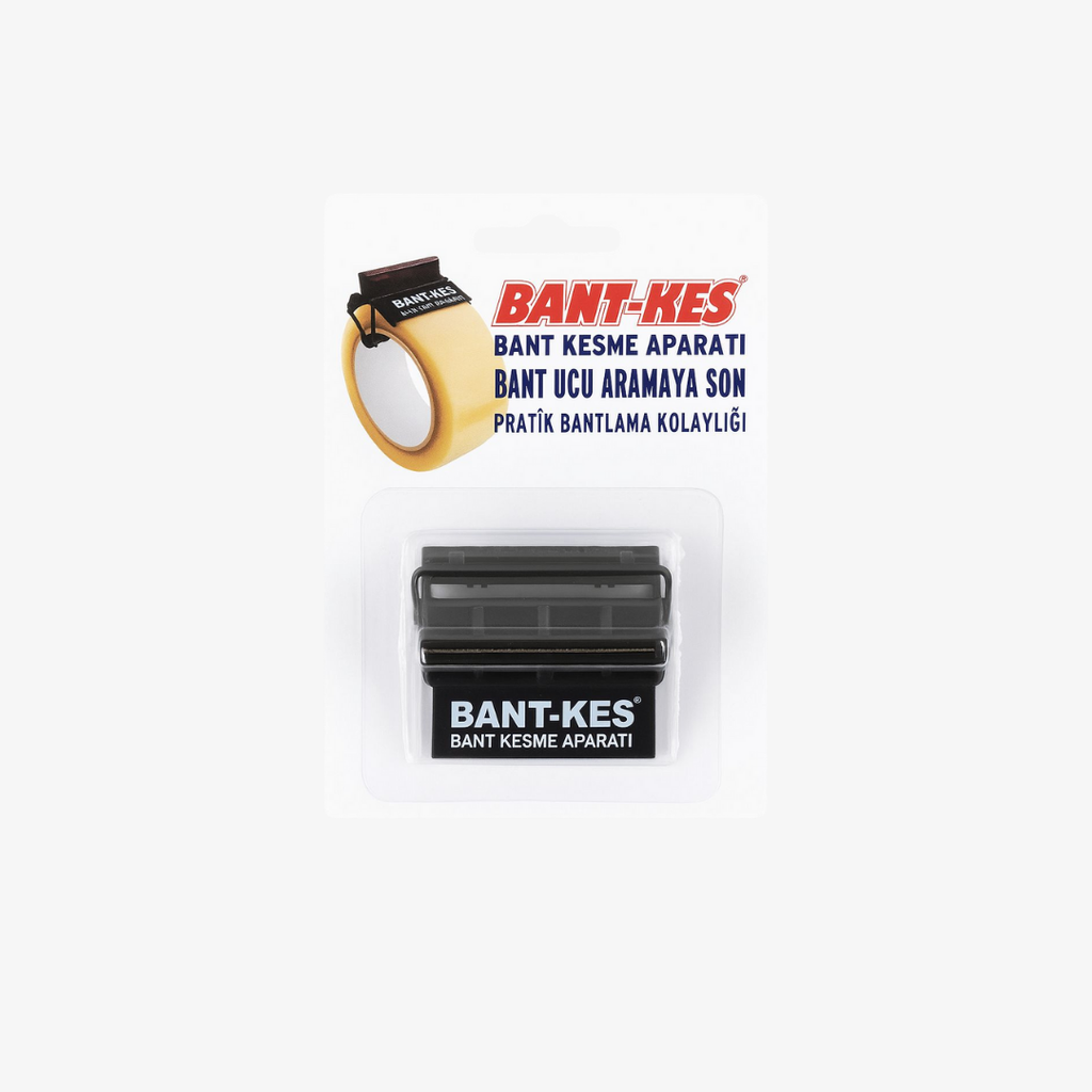 Siyah bant kesme aparatı (paketli) – koli bandı ve ambalaj bantlarını pratik şekilde kesmek için tasarlanmıştır. Dayanıklı gövdesi ve keskin diş yapısıyla uzun ömürlüdür. Paketleme, kargo hazırlama ve lojistik süreçlerinde güvenli ve hızlı kullanım sağlar.