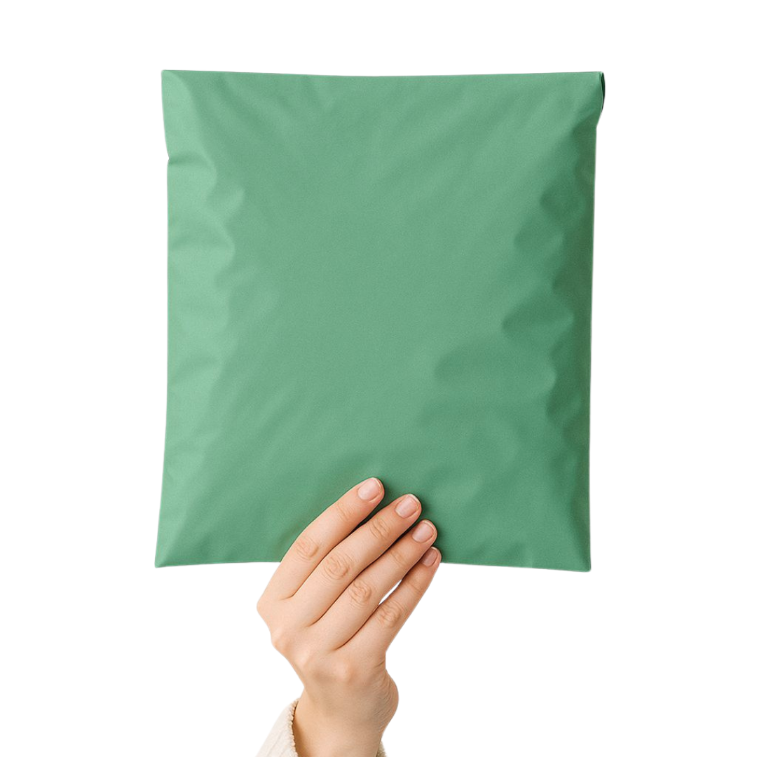 Açık yeşil cepli kargo poşeti – çevre dostu ve geri dönüşüme uygun yapısıyla doğayı korur, sağlam malzemesiyle ürünleri güvenle taşır. Hotmelt tutkallı bant tek kullanımlık güvenlik sağlar, şeffaf fatura cebiyle evrak kaybolmaz.