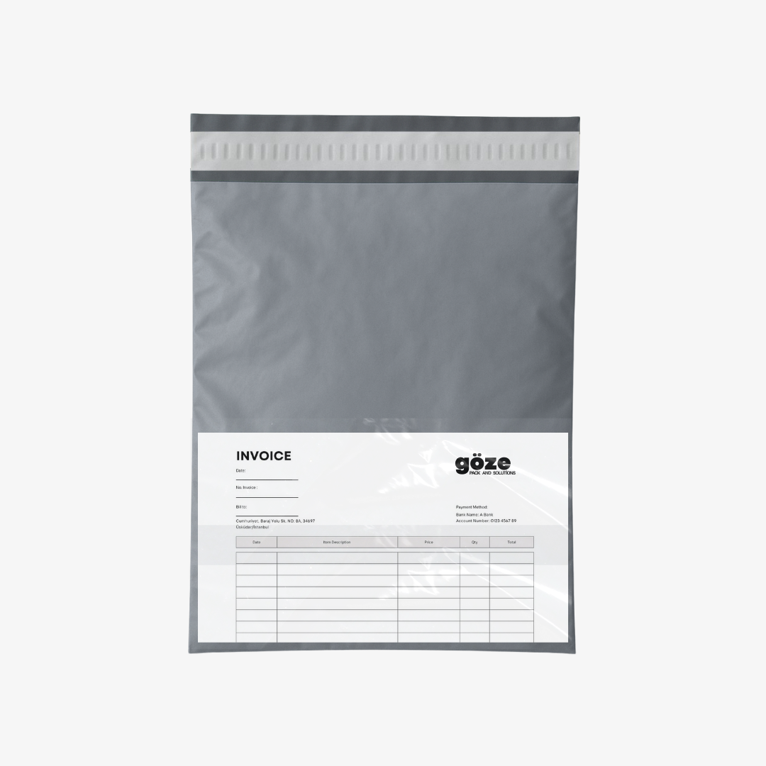 Cepli Gri Kargo Poşeti