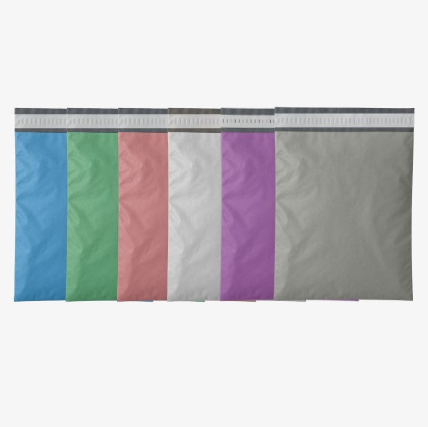 Cepsiz Renkli Kargo Poşeti Paketi - 30x37+5 - 600 Adet (6 Renk)