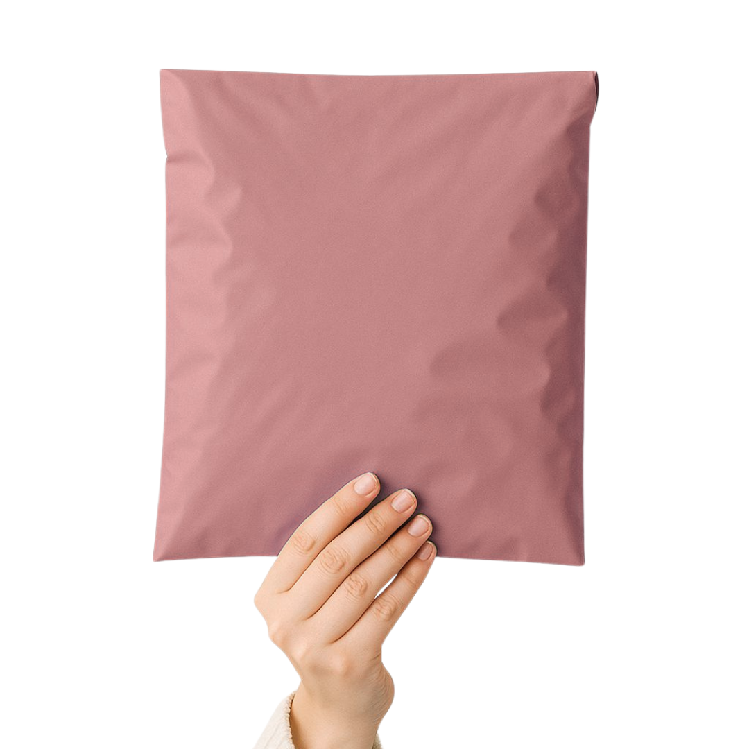 E-ticaret paketlemelerinde tercih edilen gül kurusu cepsiz kargo poşeti – gizlilik sağlar, ürünleri güvenle korur ve renginin cazibesiyle müşteri deneyimini iyileştirir