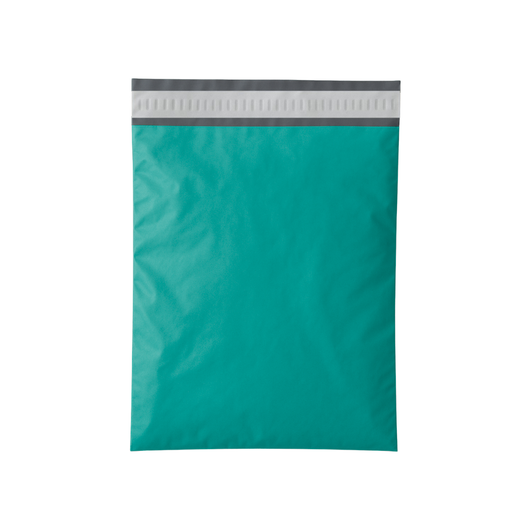 e-ticaret ve pazaryeri gönderileri için kullanılan cepsiz koyu yeşil kargo poşeti – dayanıklı yapısıyla ürünleri korur, canlı rengiyle dikkat çeker ve markanıza farklılık katar