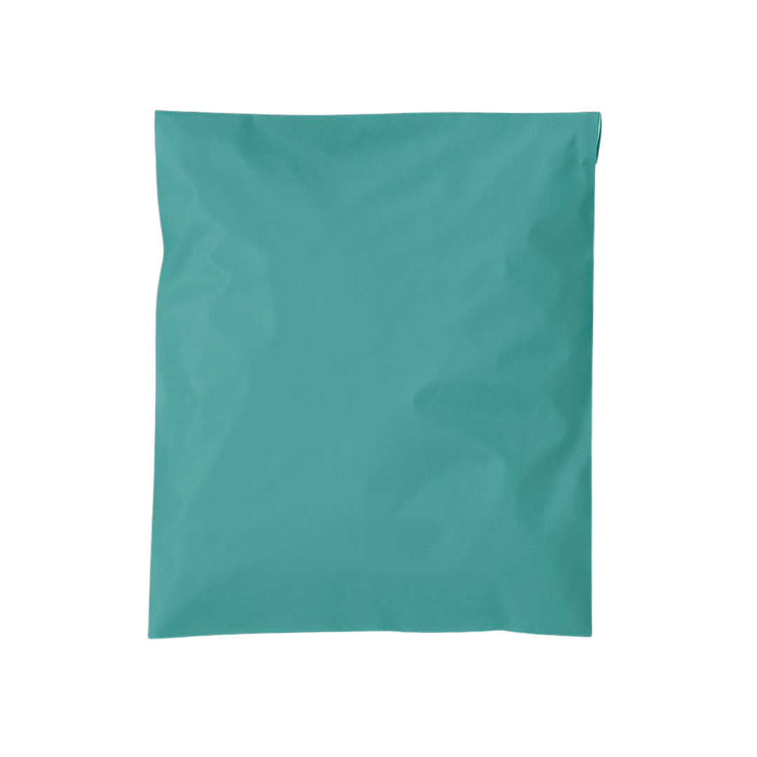 Cepsiz koyu yeşil kargo poşeti – dayanıklı, hafif ve suya dayanıklı yapısıyla kargo gönderilerinde güvenlik sunar, renkli tasarımıyla dikkat çekici bir paketleme alternatifi